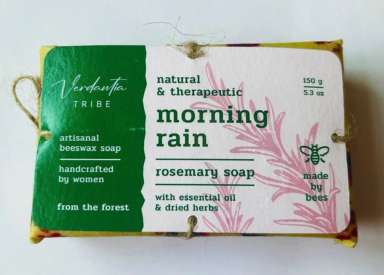 Morning Rain Rosemary Soap — 150 Grams